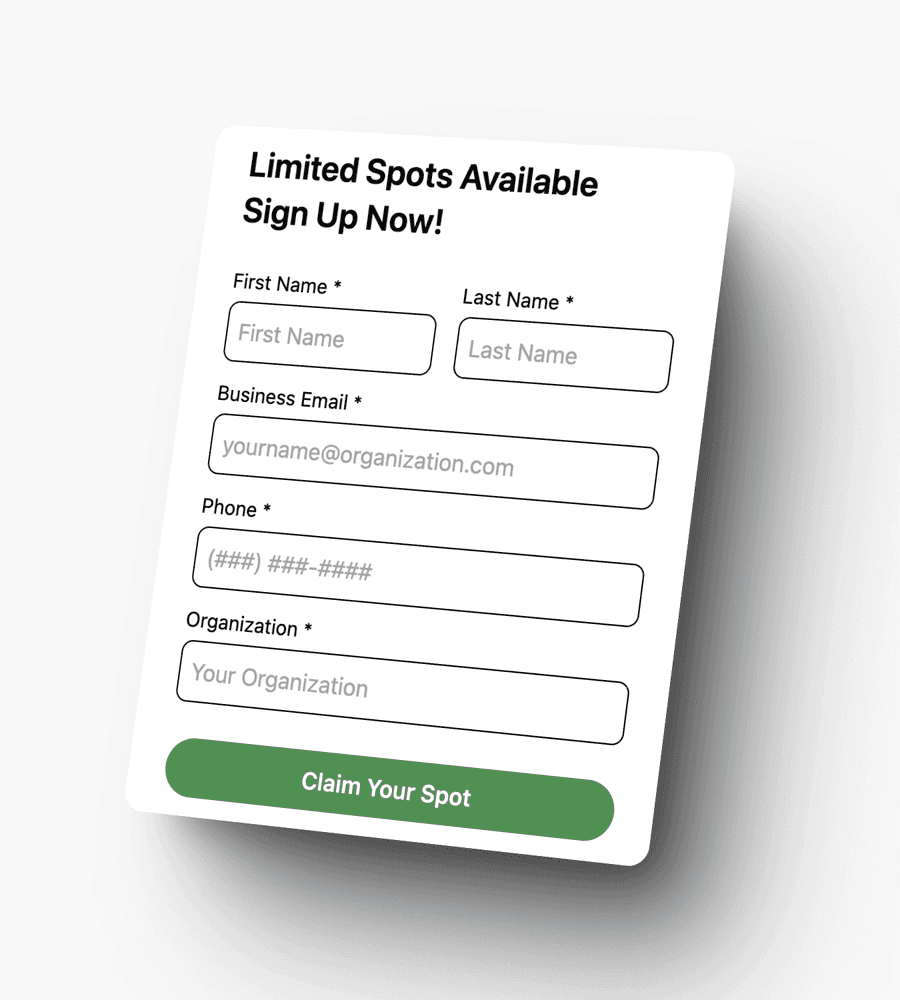 Step 1: Sign Up